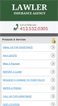 Mobile Screenshot of lawlerinsurance.com